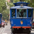 A felvonó és sikló Montjuic (Montjuic Sikló út) A felvonó és sikló Montjuic