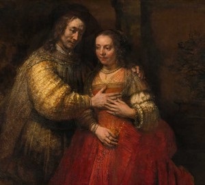 Festés „zsidó menyasszony”, Rembrandt
