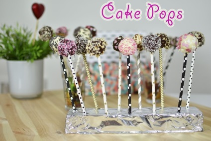 Cake-durran (sütemény POP) - lépésről lépésre fotó és videó receptek