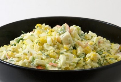Klasszikus rák saláta - receptek képekkel