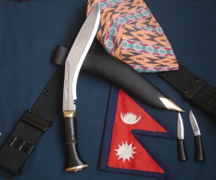 Tervezési és különféle kukri kések (kialakítás) Tervezés és változatos kukri kés