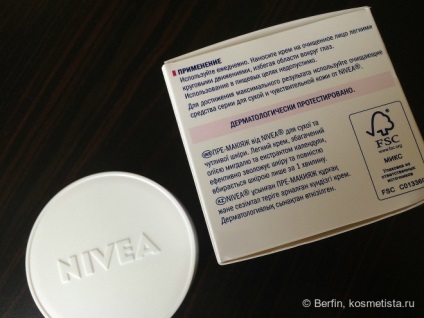 Cream NIVEA előre smink száraz és érzékeny bőrre vélemények