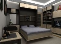 Az ágy egy stúdió apartman (lakás) Az ágy egy garzonlakás