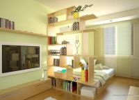 Az ágy egy stúdió apartman (lakás) Az ágy egy garzonlakás