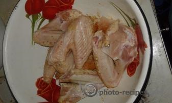 Sült csirke szárny recept a tarsolyában