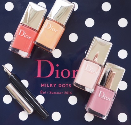 Nyári kollekció Dior tejes pontok smink kollekció nyári 2016 (Swatch) - Elena Chemezov