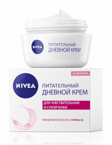 A sort a NIVEA a száraz és érzékeny bőrre