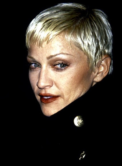 Az arc a Madonnát az énekes megjelenés változott az évek során