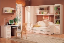 Gyermek Bútor hálószoba meg a gyermek szobájában, fotó sarkok fában, székek és kanapék
