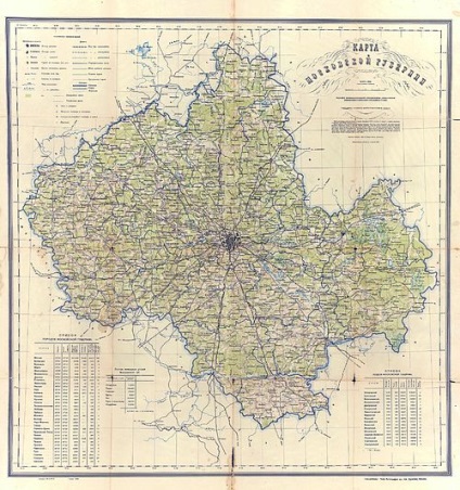 Moszkva Region Látnivalók a térképen