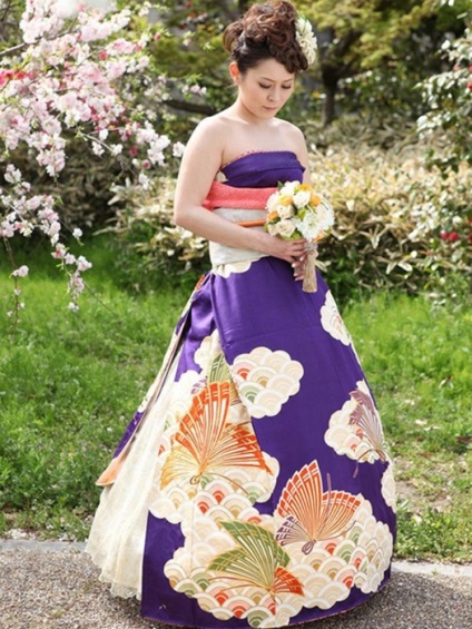 Dress-transzformátor japán házasodni menyasszonyi ruhák kimonó