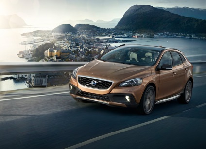 A tesztvezetés Volvo V40 sífutó (tesztvezetés) A tesztvezetés Volvo V40 sífutó