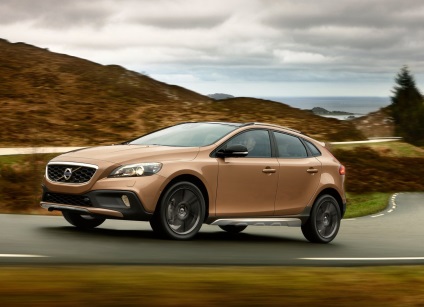 A tesztvezetés Volvo V40 sífutó (ország) A tesztvezetés Volvo V40 sífutó