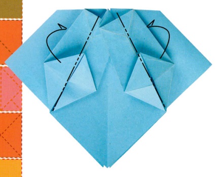 origami virágok