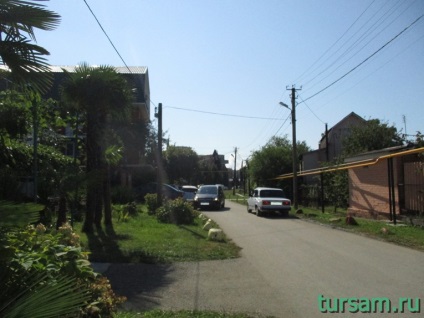 Pihenés a falu Golovinka a Lazarev kerület Szocsi, fotó, leírás