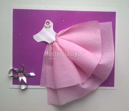 Képeslap - ruha Princess (hercegnő) Képeslap - ruha egy hercegnő