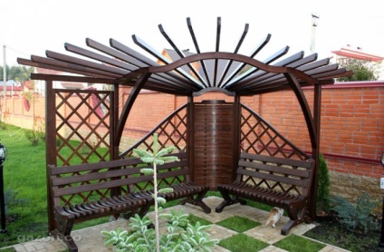 Pergola a táj design fotó