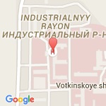 Az első republikánus Klinikai Kórház, Magyarország, Udmurt, Izhevsk, Votkinsk autópálya, a házban 57 -