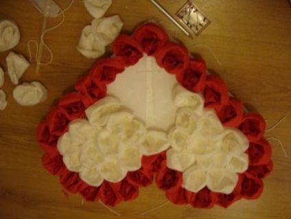 Crafts papír szív színei szalvéták (kézműves) Crafts papír szív színei szalvéták