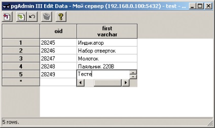 Postgresql grafikus kliens pgadmin