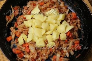 Lean növényi pörkölt gombák (gombák) Vegetáriánus pörkölt gombával