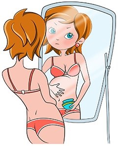 Stretch jelek a terhesség alatt, mammyclub (nyújtás) Striák a terhesség alatt, mammyclub