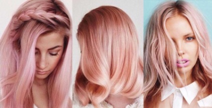 Pink tonik haj (20 fotó) Mi úgy dönt, hogy barna haj, szürke és füstös árnyalatok,