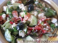 Saláták, bolgár konyha, edények uborka receptek fotókkal 36 receptek