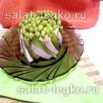 Bean saláta paradicsom és uborka