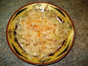 Saláta vinaigrette recept egy fotó