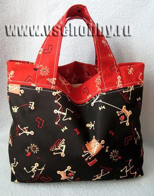Sew Bag - gyorsan és egyszerűen (zsák) Varrni a táska - egyszerű és könnyű