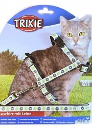 Шлейка для кішок, купити поводок для кішки за доступною ціною - інтернет магазин 4lapy