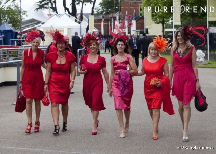 És a kupak ugrik Ascot angolimádat (Ascot) Racing és kalapok Ascot, angolimádat