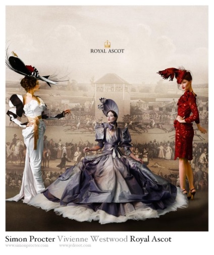 És a kupak ugrik Ascot angolimádat (ugrások) Racing és kalapok Ascot, angolimádat