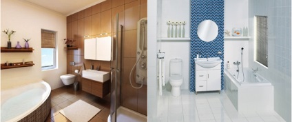 Design fürdÅszoba különbözÅ szÃnek, felületek, stÃlusok, 34 kép ...