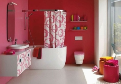 Modern design fürdőszoba különböző színek, felületek, stílusok, 34 kép szép belsőépítészeti