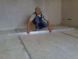 Esztrich új, valamint, hogy mit kell csinálni (döntetlen) Esztrich az épületben hogyan és mit kell csinálni