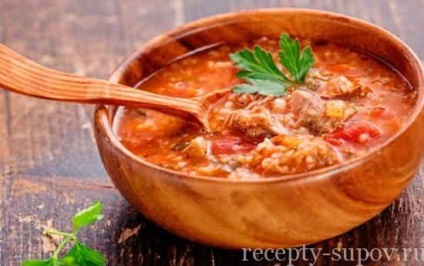 Суп харчо без м'яса, рецепт пісного супу з фото