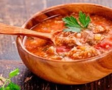 Суп харчо без м'яса, рецепт пісного супу з фото