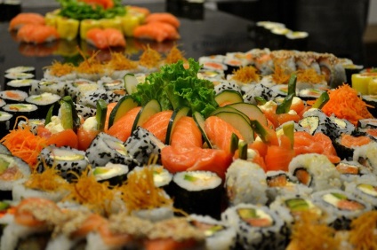 Sushi nyár - 5 kiválasztásának szabályait és étkezési