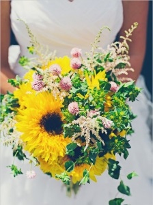 Esküvői csokor napraforgó (57 fotó) (Wedding) Esküvői csokor napraforgó (57 fotó)