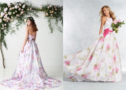 Esküvői ruha 2017 fotó, és a fő divat trendek