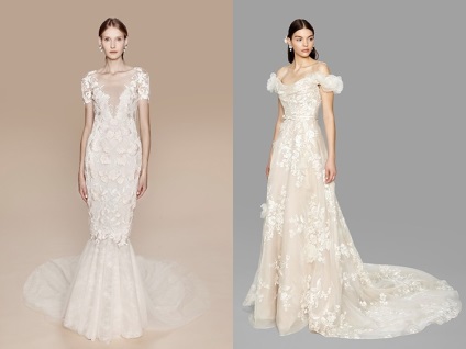 Esküvői ruha 2017 fotó, és a fő divat trendek