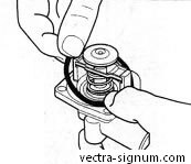 Termosztát - eltávolítás, ellenőrzés és Opel Vectra, Opel Vectra (ellenőrzés) Termosztát - eltávolítás, ellenőrzés és Opel Vectra, Opel Vectra