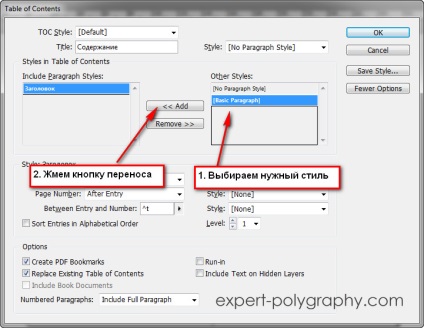 Layout könyv az InDesign