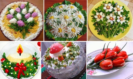 Vinaigrette díszített különleges módon, hogy hozzon létre egy nyaralás egy tálban (reszelt tojásfehérje) Vinaigrette díszített különleges módon hozzon létre egy nyaralás egy tálban