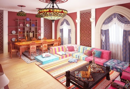East - kényes kérdés, és arab stílus a belső (arab) East - kényes kérdés, és arab stílus a belső