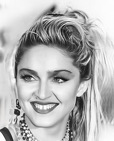Az összes kép a Madonna a stílus a „Material Girl”, hogy a királynő a táncparketten