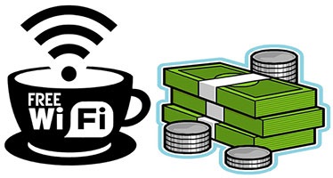 Wi-fi berendezések kávézók és éttermek, internet wi-fi üzlet Technotrade gépek