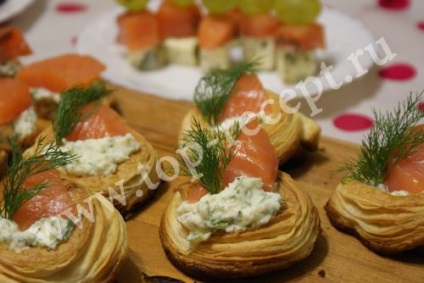 Sós lazac táplálékot (falatozás) Snack sózott lazac